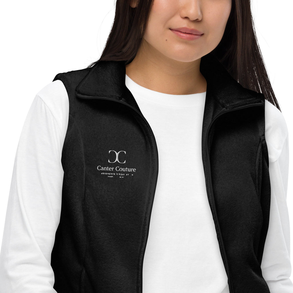 The Handlers Fleece Vest - fleece texture close-up