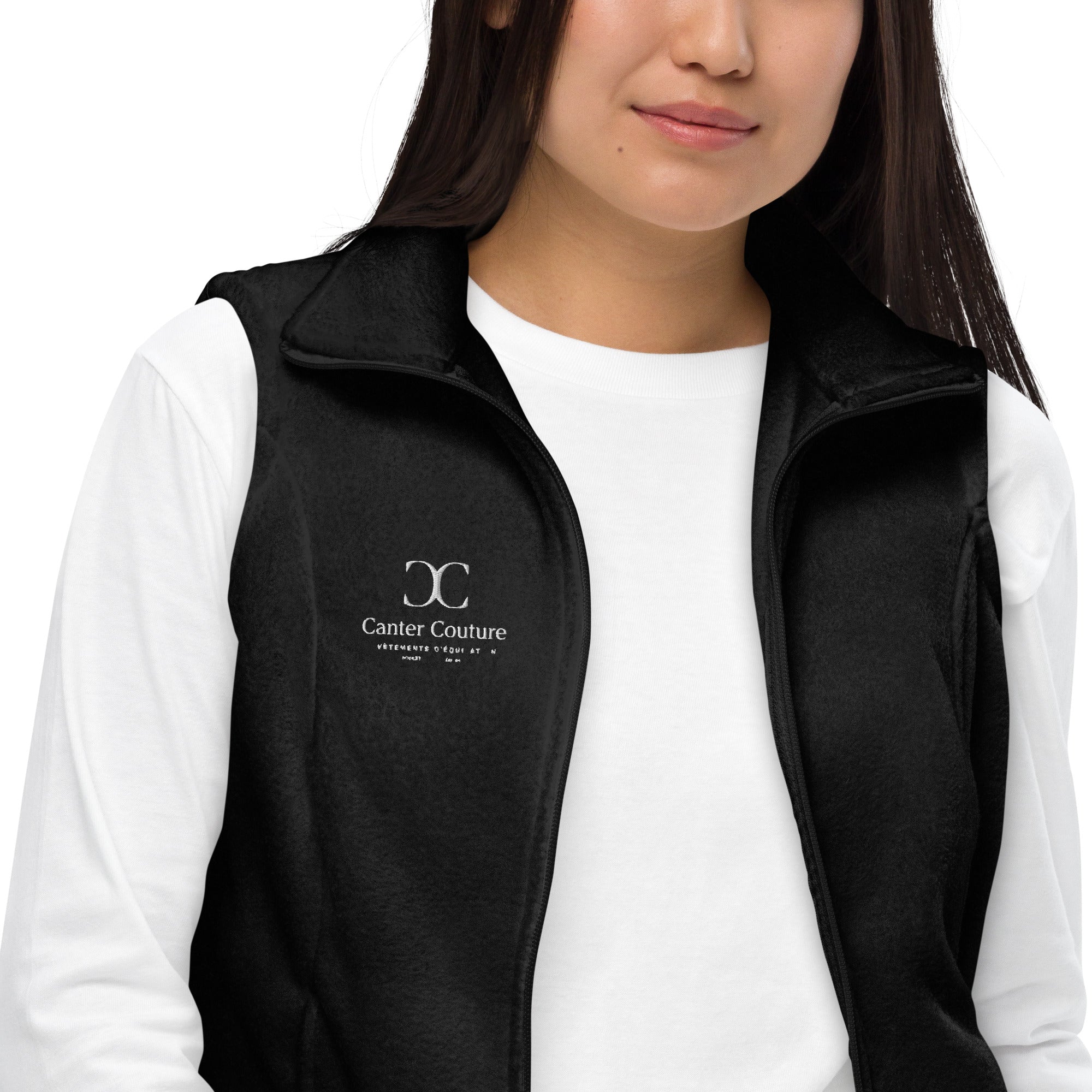 The Handlers Fleece Vest - fleece texture close-up
